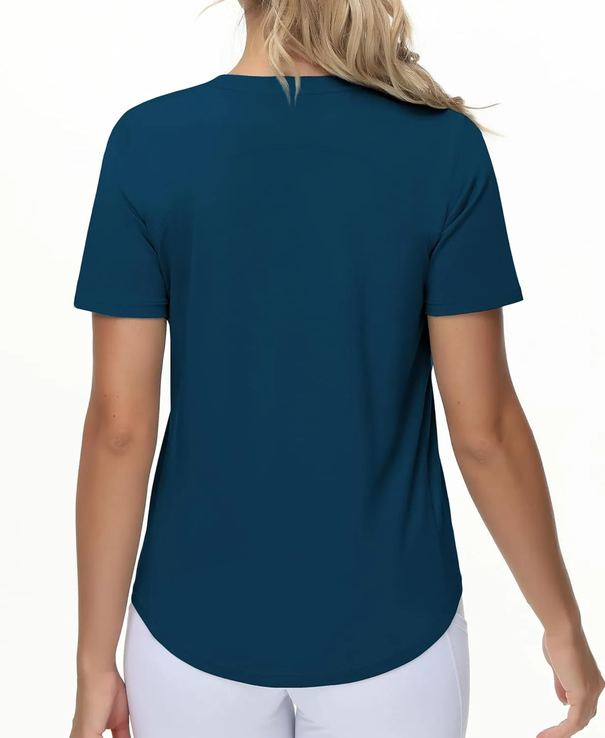 THE GYM PEOPLE Women's Workout Short Sleeve Breathable T-Shirts Athletic Yoga Tee Tops