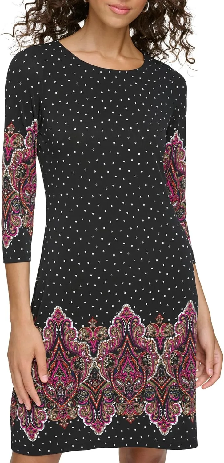 Tommy Hilfiger Women's 3/4 Sleeve Dress