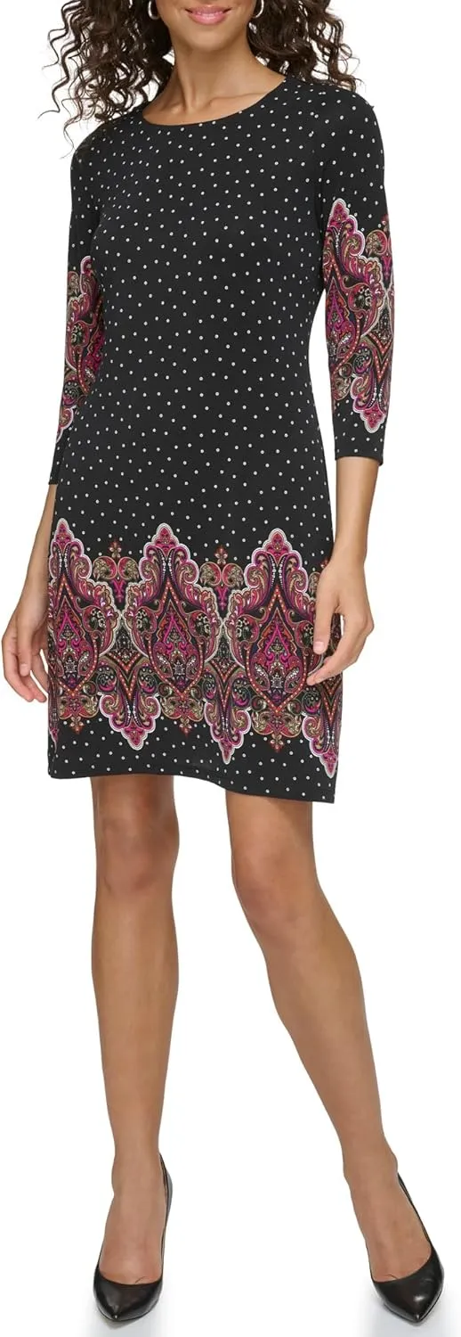 Tommy Hilfiger Women's 3/4 Sleeve Dress