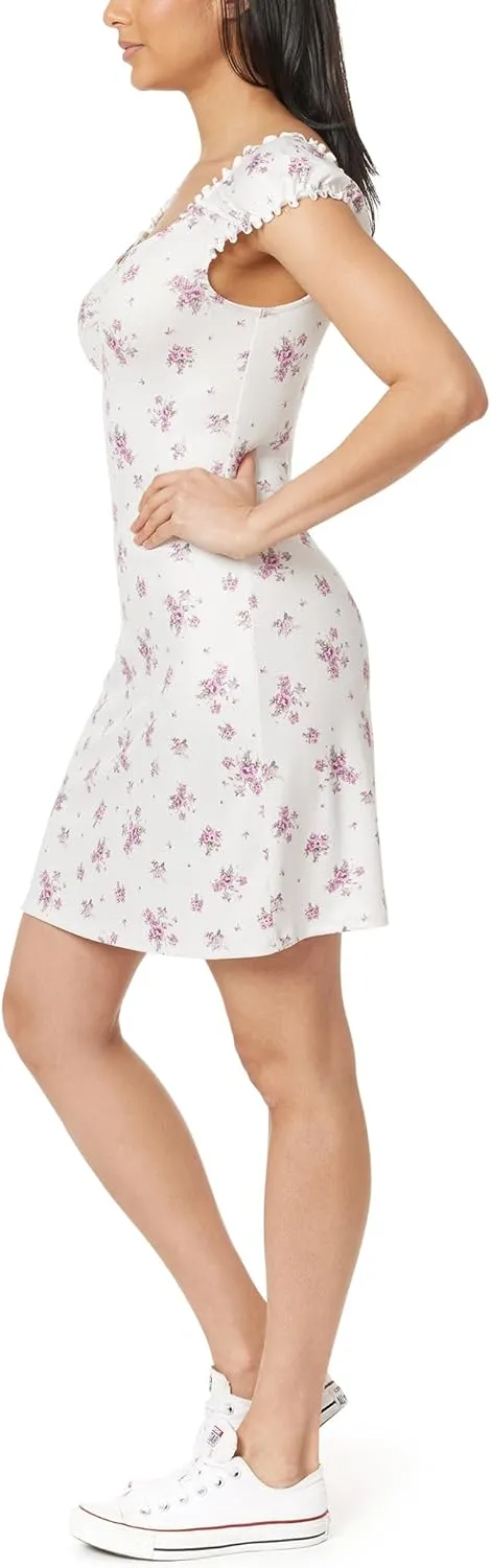 WallFlower Women's Emily Cap Sleeve Mini Dress