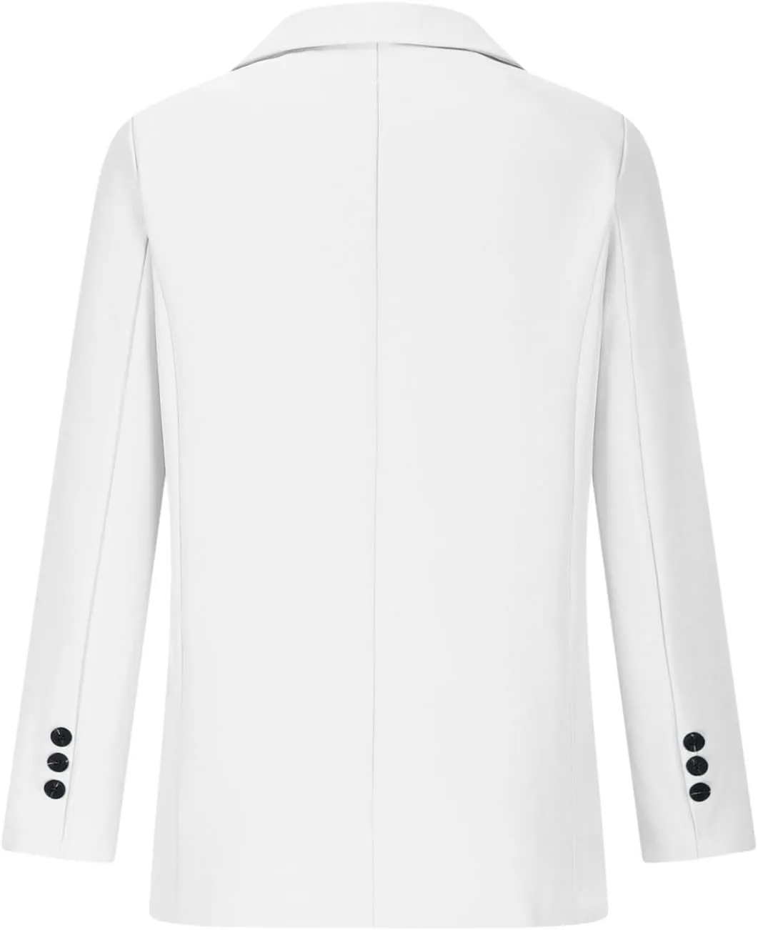 Women's Casual Blazer Long Sleeve Lapel Button Slim Work Office Blazer Jacket Fall Open Front Cardigan Business Suit