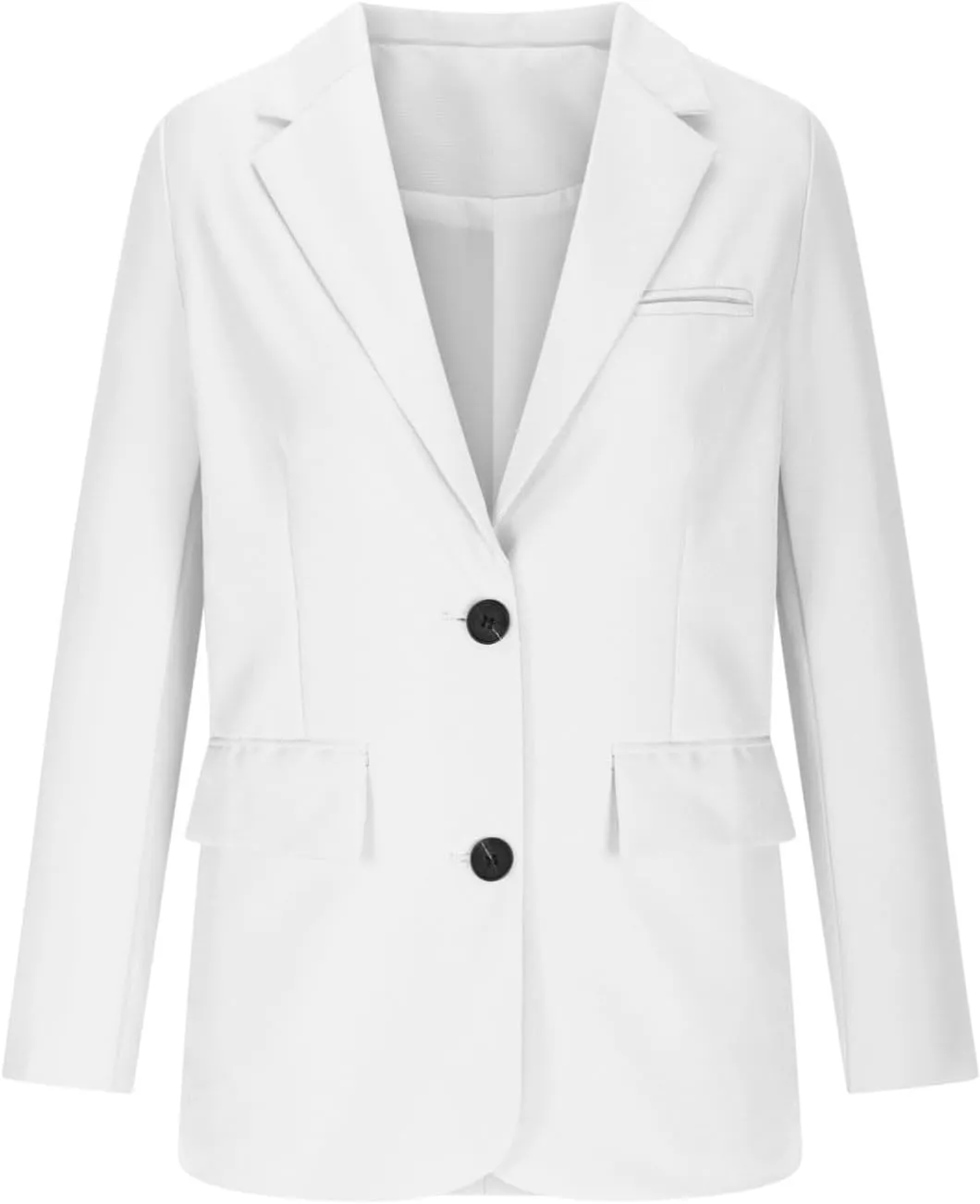 Women's Casual Blazer Long Sleeve Lapel Button Slim Work Office Blazer Jacket Fall Open Front Cardigan Business Suit