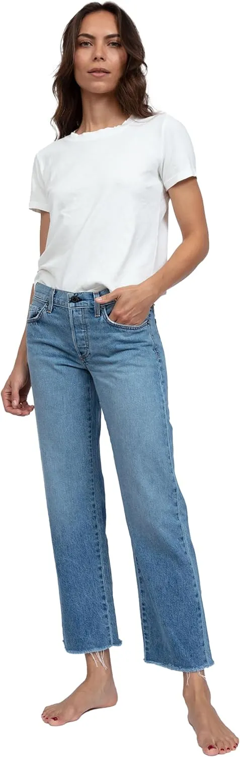 Women's Low Rise Straight Leg Jeans