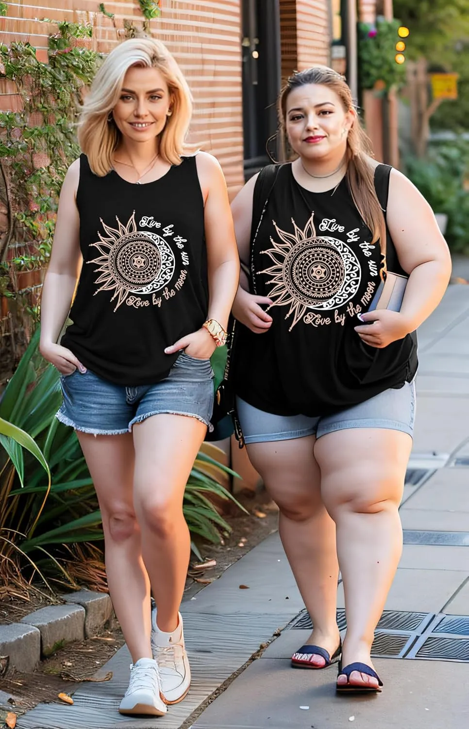 Womens Tank Tops Summer T Shirts Sleeveless Casual Loose Tunic Blouses