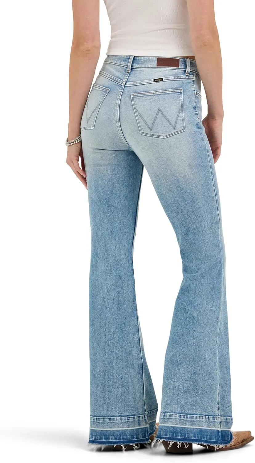 Wrangler Women's High Waisted Fierce Flare Jean
