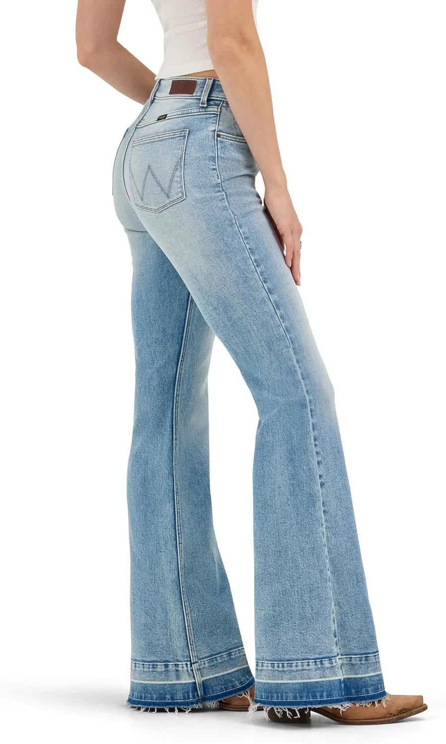 Wrangler Women's High Waisted Fierce Flare Jean