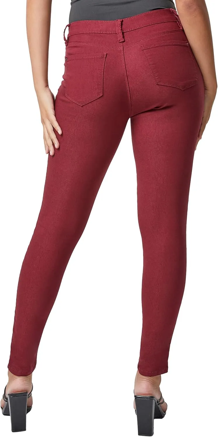 YMI Women's Hyperstretch Mid-Rise Skinny Jeans